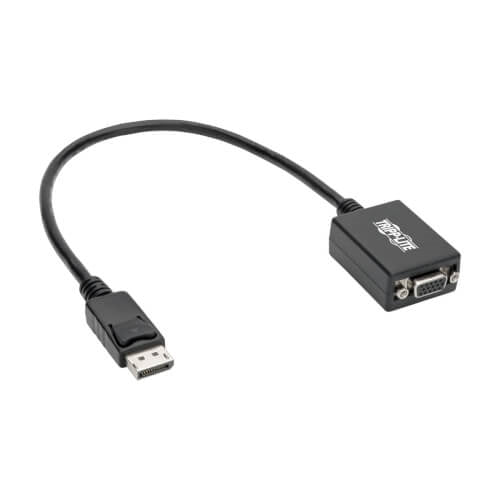 [TPLP134001VGA] Tripp-Lite AC P134-001-VGA DP to VGA Adapter Converter Active DP to VGA M/F 1ft 1' (New)