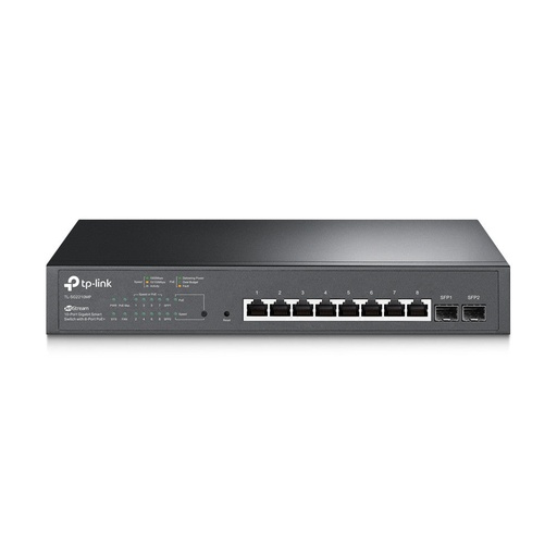 [TPLKTLSG2210MP] TP-Link TL-SG2210MP JetStream 10-Port Gigabit Smart Switch with 8-Port PoE+ (New)