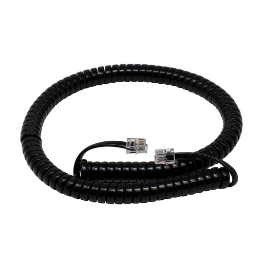 [HSCORD12FT-BLK] Black 12ft Handset Cord (New)