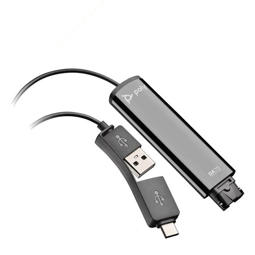 [PLT21826601] Plantronics 218266-01 Poly DA75 USB Adapter HP 786C6AA (New)