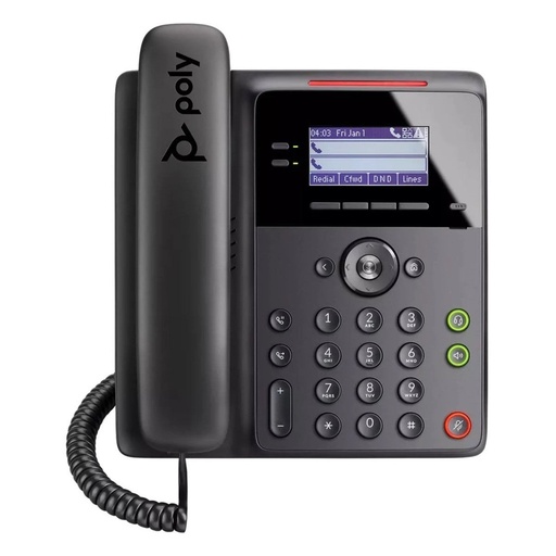 [PLY220049800001] Polycom Edge B10 2200-49800-001 2-Line IP Phone With PSU HP 84C19AA#ABA (New)