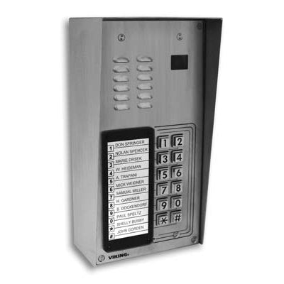 [VK-K-1205] Viking K-1205 12-Button Apartment Entry Phone with Video (New)
