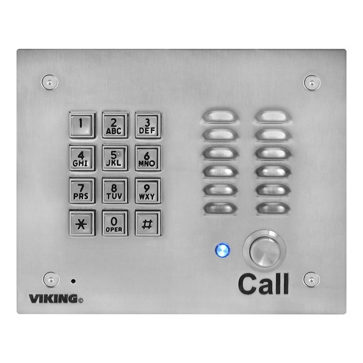 [VK-K-1700-IP] Viking K-1700-IP VoIP Stainless Steel Vandal Resistant Door Entry Phone (New)