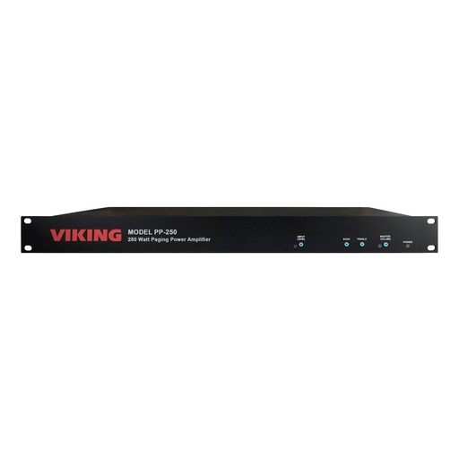 [VK-PP-250] Viking PP-250 250 Watt 70V Paging Power Amplifier (New)