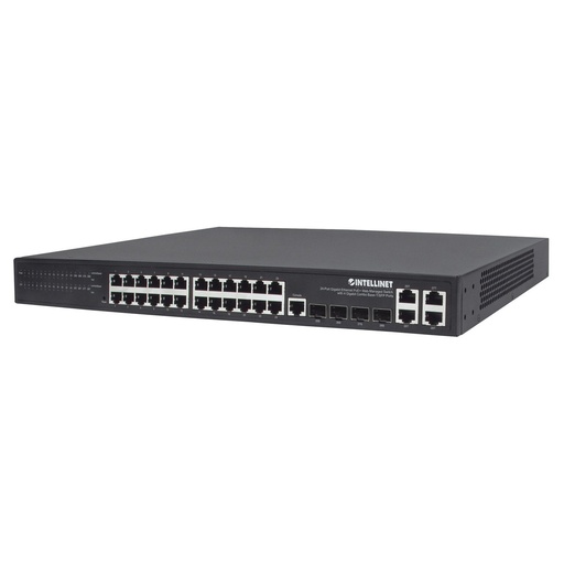 [ITL-561426] Intellinet 561426 24-Port Gigabit Ethernet PoE+ Web-Managed Switch (New)