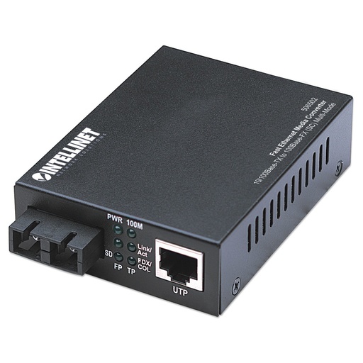 [ITL-506502] Intellinet 506502 Fast Ethernet Media Converter (New)