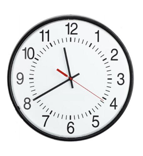 [VC-V-AW16B] Valcom V-AW16B 16 Inch Wireless Analog Clock (New)