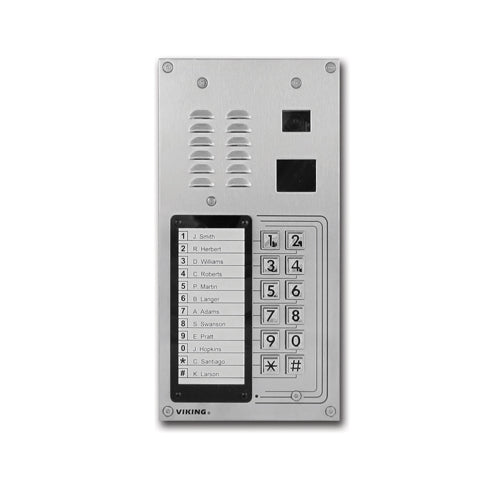 [VK-K-1275-IP] Viking K-1275-IP Stainless Steel VoIP Entry Phone System (New)