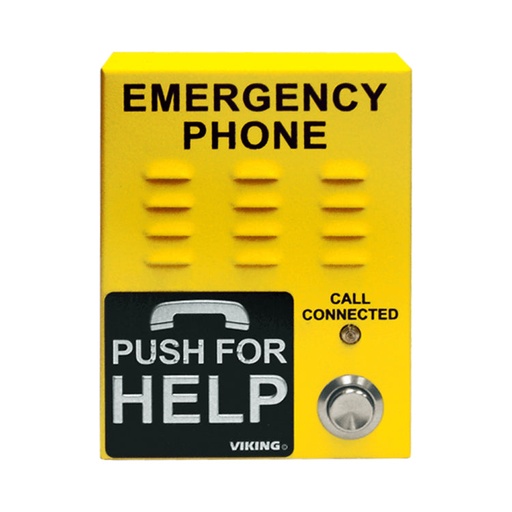 [VK-E-1600-45-IPEWP] VIking E-1600-45-IPEWP VoIP Emergency Phone Yellow With EWP (New)