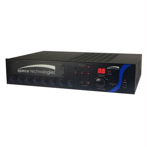 [SPC-PBM240A] Speco PBM240A 240W PA Mixer Amplifier With Module Bay (New)