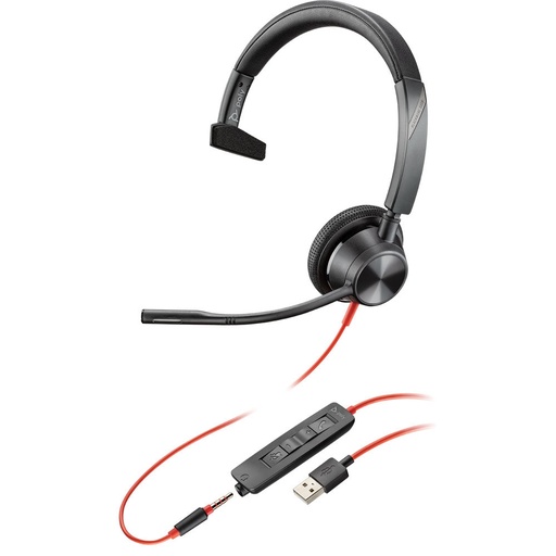 [PL-213936-01] Plantronics 213936-01 Blackwire 3315, BW3315 USB-A Headset (New)