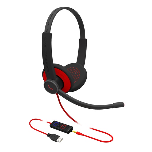 [ADD-EPIC-502-RD] Addasound EPIC-502-RD Stylish And Multifunctional Monaural UC (New)