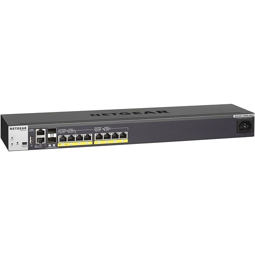 [NET-GSM4210P-100NES] Netgear GSM4210P-100NES 10-Port Gigabit Managed PoE Switch (New)