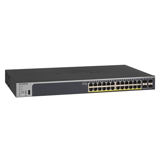 [NET-GS728TPP-200NAS] Netgear GS728TPP-100NAS 24-Port Gigabit Ethernet Managed Pro Switch (New)