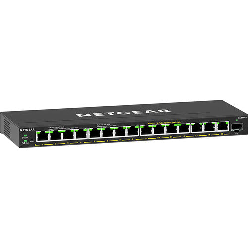 [NET-GS316EP-100NAS] Netgear GS316EP-100NAS 16-Port PoE Gigabit Ethernet Plus Switch (New)