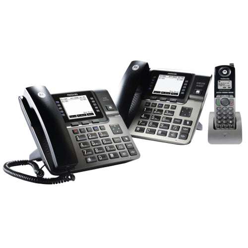 [MOTML1002S] Motorola ML1002S 4-Line Corded/Cordless DECT 6.0 with Handset