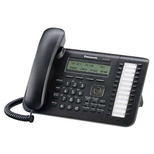 [PANKXNT543-BLK-REF] Panasonic KX-NT543 3-Line Backlit Display IP Phone (Black/Refurbished)