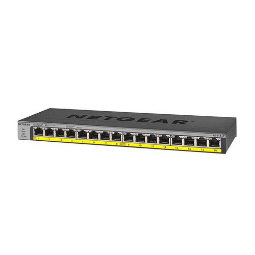 [NETGS116LP100NAS] Netgear GS116LP-100NAS 16-port Gigabit Ethernet Unmanaged PoE/PoE+ Switch