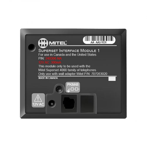 [MIT9132250100] Mitel 9132-250-100 Superset Interface Module 1 (SIM1)