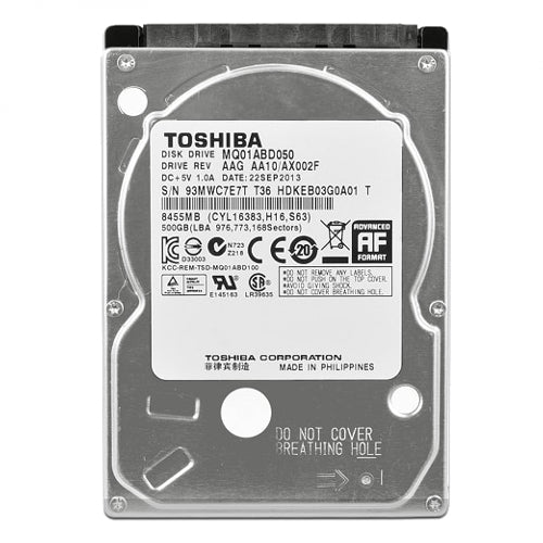 [TOSMQ01ABD050-REF] Toshiba MQ01ABD050 2.5 inch SATA Hard Disk Drive (Refurbished)