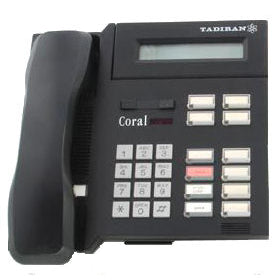 [TAD440963500-BLK-REF] Tadiran Coral DKT-1110 440963500 Display Speakerphone VER 5 (Black/Refurbished)