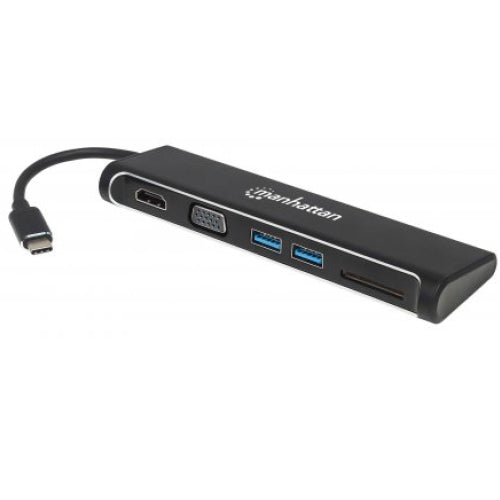 [MAH152631] Manhattan 152631 SuperSpeed USB-C to HDMI/VGA 4-in-1 Docking Converter