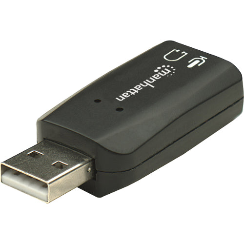 [MAH150859] Manhattan 150859 Hi-Speed USB 2.0 3-D Sound Adapter