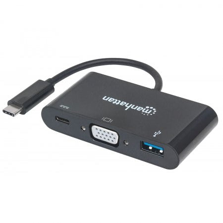 [MAH152044] Manhattan 152044 SuperSpeed 3.1 USB-C to VGA Docking Converter