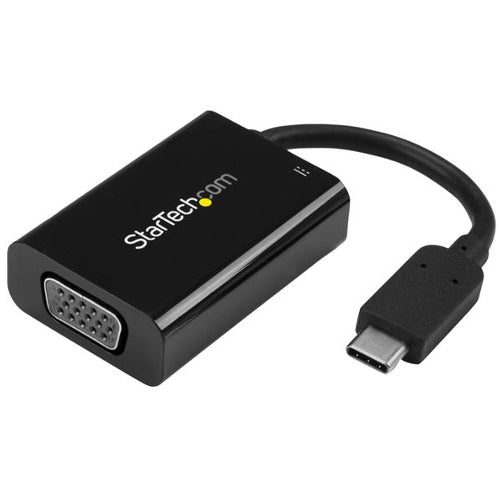 [STCDP2VGAUCP] StarTech CDP2VGAUCP USB-C to VGA Adapter with USB Power Delivery