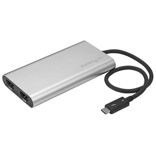 [STTB32HD24K60] StarTech TB32HD24K60 Thunderbolt 3 to Dual Port USB-C HDMI Adapter