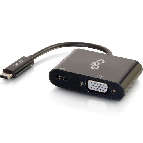 [C2G29533] C2G 29533 USB-C to VGA Video Adapter with Power Delivery