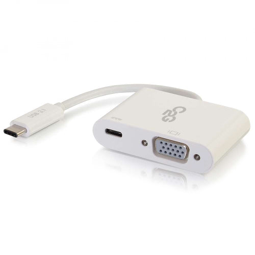 [C2G29534] C2G 29534 USB-C to VGA Video Adapter with Power Delivery