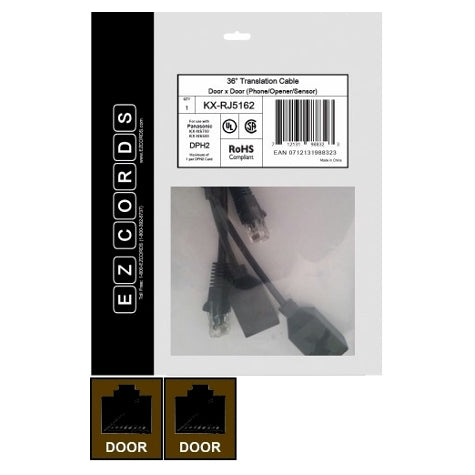 [EZCKXRJ5162] EZCords KX-RJ5162 2-Port Door Controller Wiring Harness