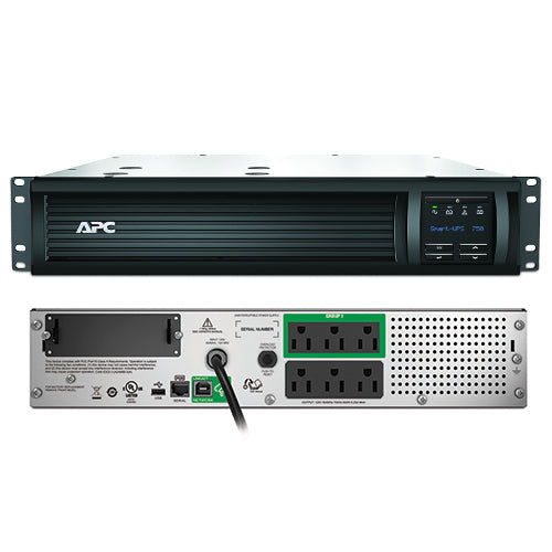 [APCSMT750RM2UC] APC Smart-UPS SMT750RM2UC 750VA Rack-Mountable UPS with SmartConnect