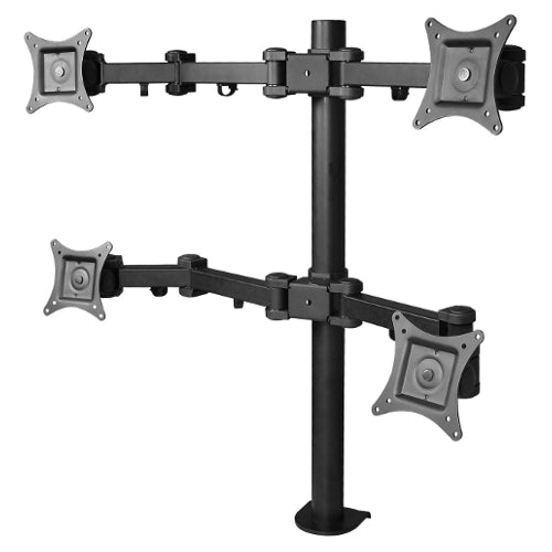 [SIGCEMT0S12S1] SIIG CE-MT0S12-S1 Articulating Quad Monitor Desk Mount