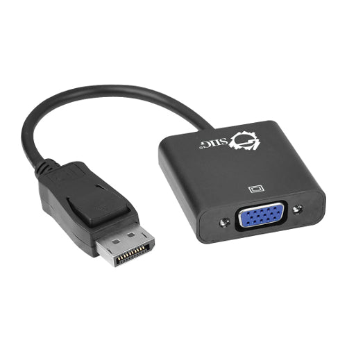 [SIGCBDP0N11S1] SIIG CB-DP0N11-S1 DisplayPort to VGA Adapter Converter