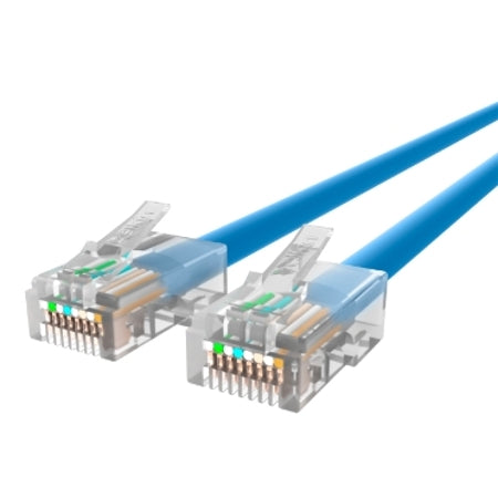 [BELA3L79106INBLU] Belkin A3L791-06IN-BLU 6 inch Cat5e Patch Cable