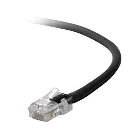 [BELA3L79106INBLK] Belkin A3L791-06IN-BLK 7.9 inch Cat5e Patch Cable