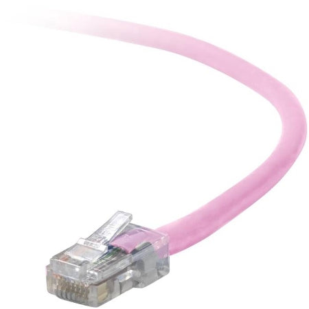 [BELA3L79104PNK] Belkin A3L791-04-PNK 4ft Cat5e UTP Patch Cable