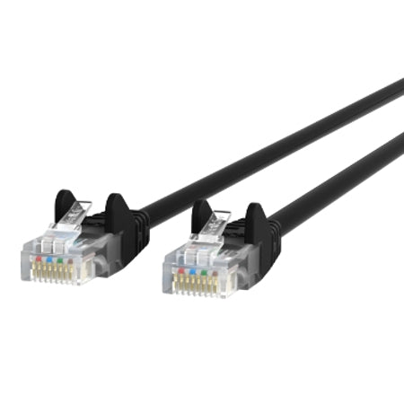 [BELA3L79104BLKS] Belkin A3L791-04-BLK-S 4ft Cat5e Patch Cable