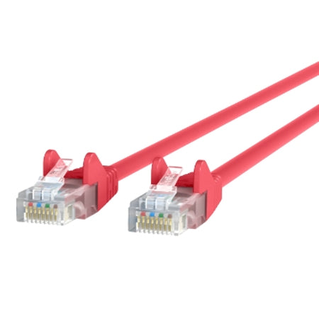 [BELA3L79102REDS] Belkin A3L791-02-RED-S 2ft Cat5e Patch Cable