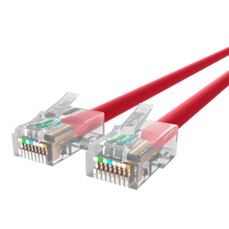 [BELA3L79101RED] Belkin A3L791-01-RED 1ft Cat5e Patch Cable