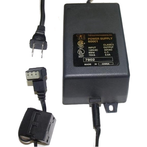 [TIE60001-USD] Tie 60001 7802 22VAC 2.5A 3-Pin AC Adapter (Used)