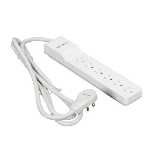 [BELBE10600008R] Belkin BE106000-08R 6-Outlet Surge Suppressor