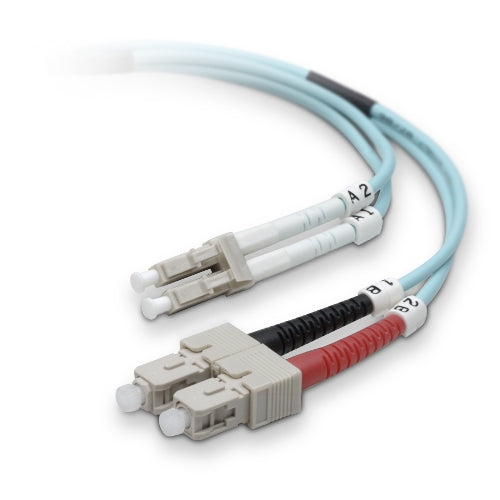 [BELF2F402L705MG] Belkin F2F402L7-05M-G 16.4ft Fiber Optic Duplex Patch Cable