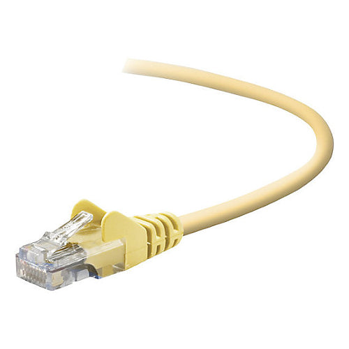 [BELA3L98010YLWS] Belkin A3L980-10-YLW-S 10 ft Cat6 UTP Patch Cable