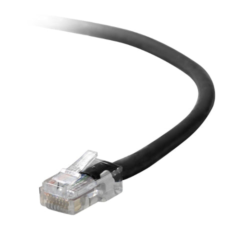 [BELA3L79101BLKS] Belkin A3L791-01-BLK-S 1ft Cat5e Patch Cable