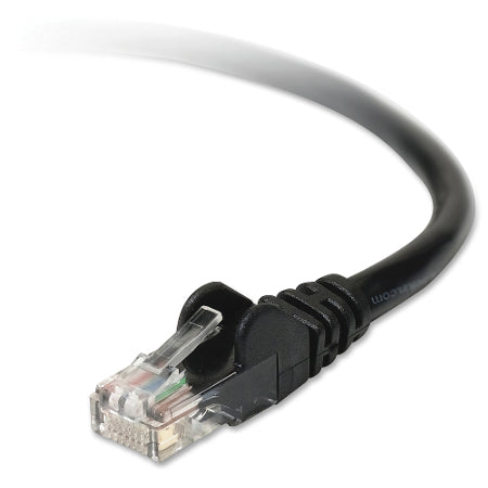 [BELA3L79103BLKS] Belkin A3L791-03-BLK-S 3ft Cat5e Patch Cable