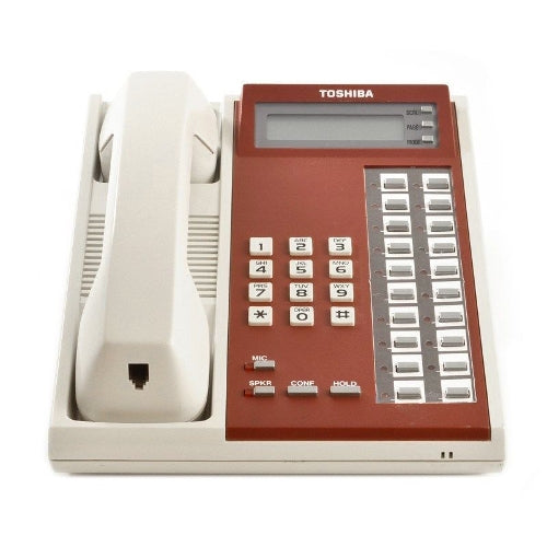 [TOSEKT6025ASD-BRO-REF] Toshiba EKT6025A-SD Analog Telephone (Brown/Refurbished)