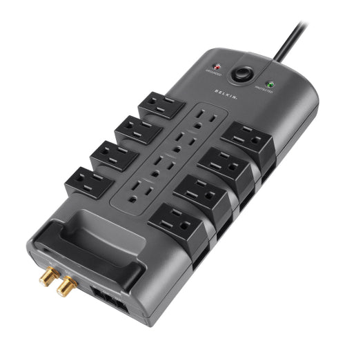 [BELBP11223008] Belkin BP112230-08 12-Outlet Surge Protector